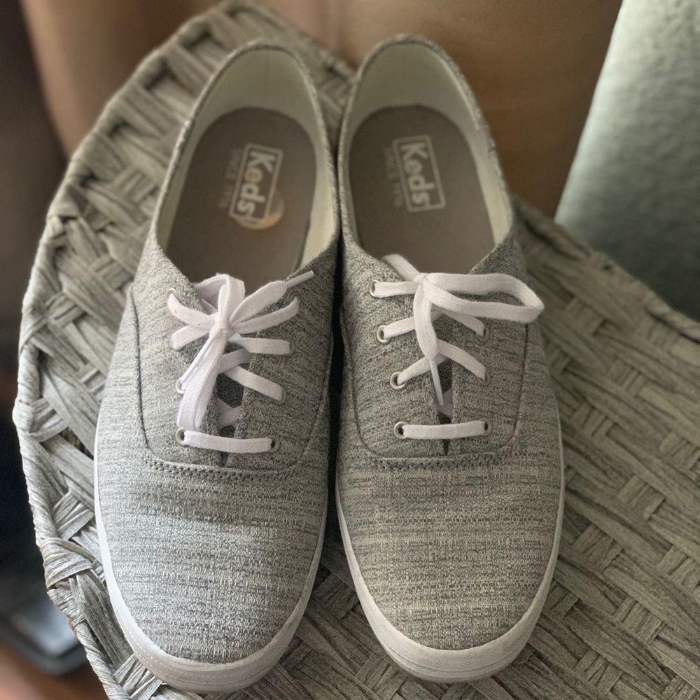 Light grey Keds shoes